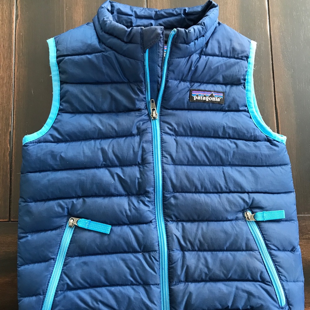 Toddler boys Patagonia  blue vest 3T